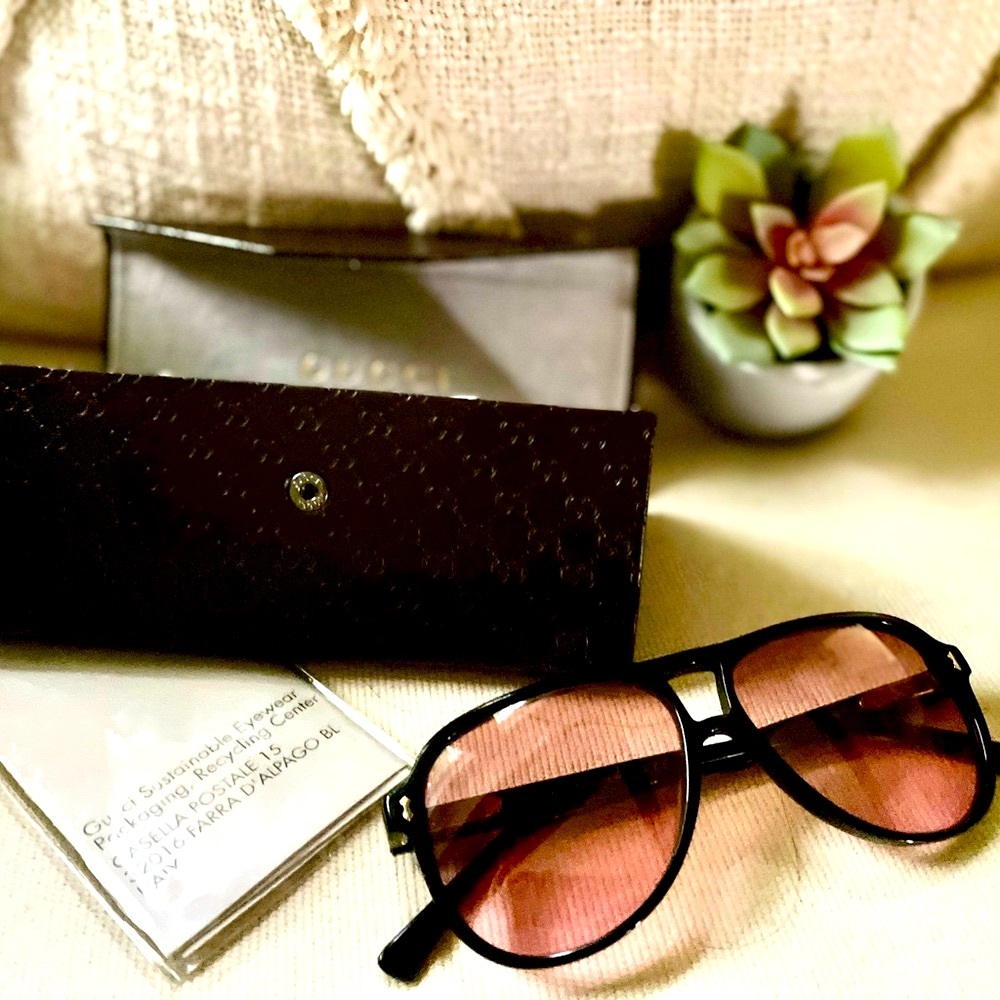 Gucci GG1044O 001 Men’s Aviator Sunglasses